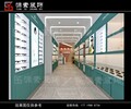 新昌眼镜店装修公司新昌眼镜柜台设计定做新昌眼镜展柜效果图