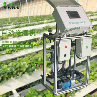 施肥机多少钱智能温室草莓种植自动灌溉操作方便实用的水肥一体机图片4