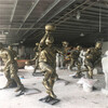 鄂州玻璃鋼人物雕塑色澤光潤
