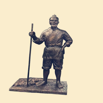 潮州特色玻璃鋼雕塑廣場紀(jì)念主題雕像