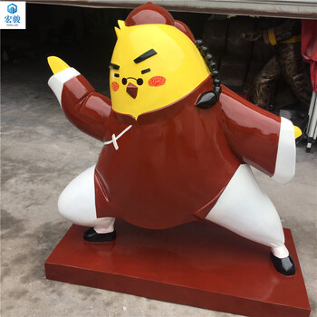 佛山禪城吉祥物玻璃鋼卡通雕塑廠