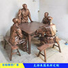 廣州人物雕塑定制、仿銅人物雕塑玻璃鋼