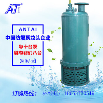 安泰BQS20-68/2-11/N矿用隔爆型潜水排污泵11KW排污泵型号及参数
