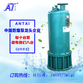 安泰BQS300-20-37/N矿用防爆潜水泵价格，潜水泵供应商