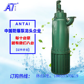 安泰泵业BQS200-240/4-220/N矿用潜水泵防爆排污