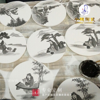 圆形陶瓷片定制货源尺寸大小圆形陶瓷片价格生产厂家