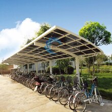 北京厂家直销批发可定制遮阳挡雨棚铝合金采光棚小区汽车停车棚图片