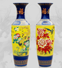 西安客廳大花瓶工藝禮品，西安慶典開業富貴陶瓷大花瓶送貨上門