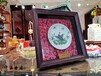 西安清代陶瓷盘镜框收藏装饰工艺品陕西特色古典文化礼品