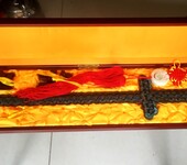 西安古钱币剑编织品收藏工艺品木盒定制批发