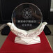 西安水晶相框桌摆协会商会水晶纪念奖牌制造