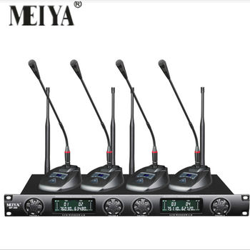MEIYA/雅声368一拖四无线话筒厂家广播音响KTV无线手持唱歌麦克风会议话筒