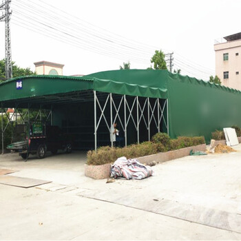 南京纵盛定做各种各类样式的推拉雨棚固定雨篷