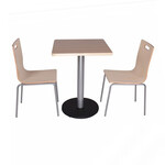 家具厂家订做茶餐厅成套家具防火板餐桌椅两人位餐桌椅组