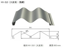 山西临汾YX28-210-840仿古瓦楼承板图片4