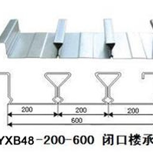 黑龙江哈尔滨YX48-200-600钢筋桁架楼承板降板,