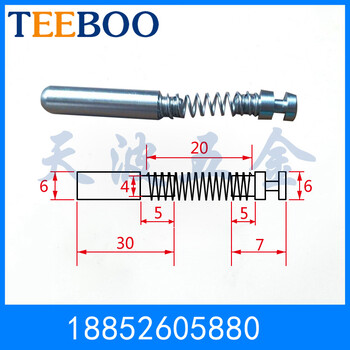 天波厂家扬州不锈钢幕墙弹簧销定位销铝型材插销