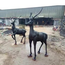 供应铜雕鹿梅花鹿多种造型动物雕塑公园户外景观铜雕摆件