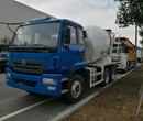 国五12方混凝土搅拌车，陕汽德龙国五搅拌车图片