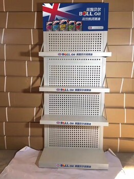 英國貝爾潤滑油展架機(jī)油展架拆裝式展架紙箱獨(dú)立包裝