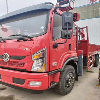 東風(fēng)暢行8噸隨車(chē)吊6.1米貨箱廠家的8噸隨車(chē)吊