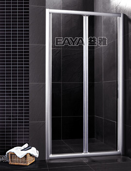 卫生间安全防爆淋浴房隔断推拉门，国家认证3C钢化玻璃