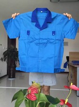 夏季风电全棉工作服短袖劳保鞋帽