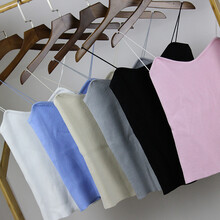 厂家批发春季款韩版女式吊带衫小背心秋冬打底衫一首货源图片