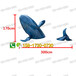 玻璃鋼鯨魚海豚雕塑戶外仿真彩繪海洋動物模型玻璃纖維魚類雕塑水景水族館擺件雕塑