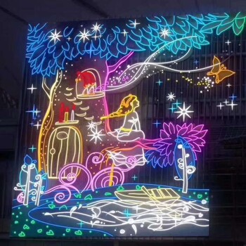 秦皇岛浪漫光雕展地区文化设计造型灯人气爆棚
