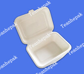 白色快餐盒,450ml600ml餐盒,环保饭盒,外卖便当盒