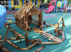 成都幼儿园碳化积木直销,四川户外大型构建积木,室外区角中型积木