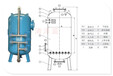 清泽蓝供应广西10吨每小时A3碳钢过滤罐拦截泥沙石英砂过滤器贺州污水工程专用碳钢罐厂家