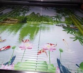 东芝uv平板打印机厂家竹帘uv喷墨万能打印机竹木纤维板印花机