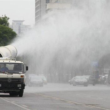 多功能喷雾抑尘车-多功能洒水雾炮车环保设备报价