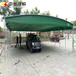 惠州钢结构移动帐篷推拉雨棚生产产家伸缩大排档棚