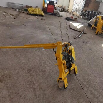 江西新余鋼軌搬運(yùn)車DGC鐵路工字鋼吊裝工具多功能運(yùn)軌車