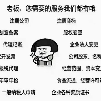 工商注册，记账报税