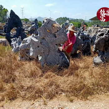 广东太湖石石价格-私家别墅庭院风景石-花园景观新颖造型石