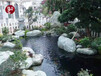 浙江风景石交易市场-泰山石景观石自然河冲花纹石-假山流水造景