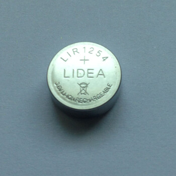 3.6V可充锂电池LIR1254纽扣电池无线蓝牙耳机圆形锂电池工厂