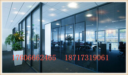 銅川辦公室內置百葉玻璃隔斷生產廠家圖片1