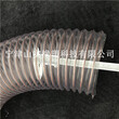 PU钢丝缠绕软管80mm透明铜丝吸尘软管塑料弹性钢丝风管图片