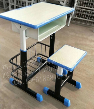 郑州学生课桌椅尺寸，培训班课桌椅图片，课桌椅厂家