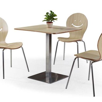 河南快餐店座椅，学校食堂餐桌椅，工厂食堂餐桌椅(图)