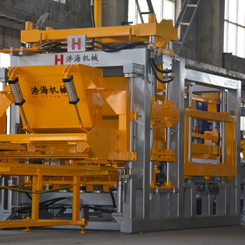 天津浩海机械贵州遵义干式砖机设备智能免烧砖机设备厂家