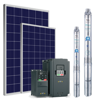 太阳能光伏水泵30-50方/时30kW光伏提灌不锈钢深井泵扬程145-217m