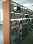 广东不锈钢书架图书馆书架定做家具书架书架可按客户要求订做
