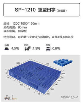 重庆全新料塑料托盘/销售到德阳广汉市