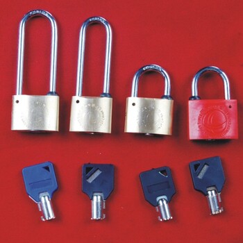 通开燃气表箱锁梅花塑钢锁长梁燃气表箱锁多种型号